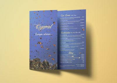 Carta Restaurante Oyamel