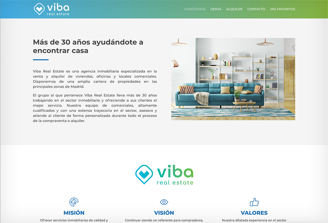 Web Viba Real Estate